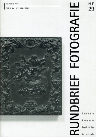 Franziska Schmidt: Zur Entstehung der Sammlung von Daguerreotypien im Dresdner Kupferstich-Kabinett. In: Rundbrief Fotografie, Dresden, March 2001, p.18-23